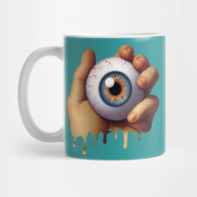 Hand holding an Eyeball by Arteria6e9Vena